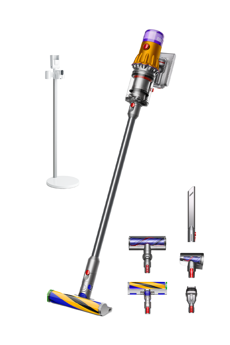 Dyson V12 Detect Slim Absolute with floor dok