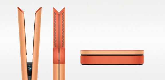 Dyson Airstrait™ straightener and dryer (Ceramic apricot/Topaz)