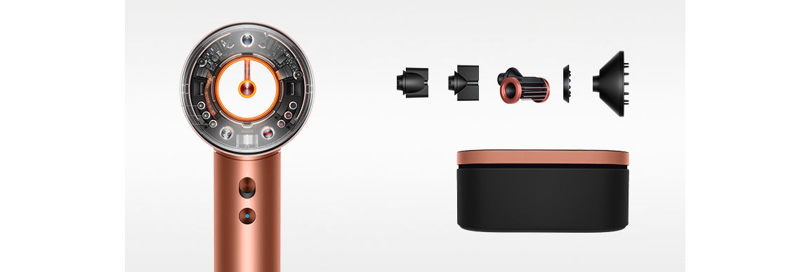 다이슨 슈퍼소닉 뉴럴 헤어드라이어(앰버 실크/샴페인 핑크)