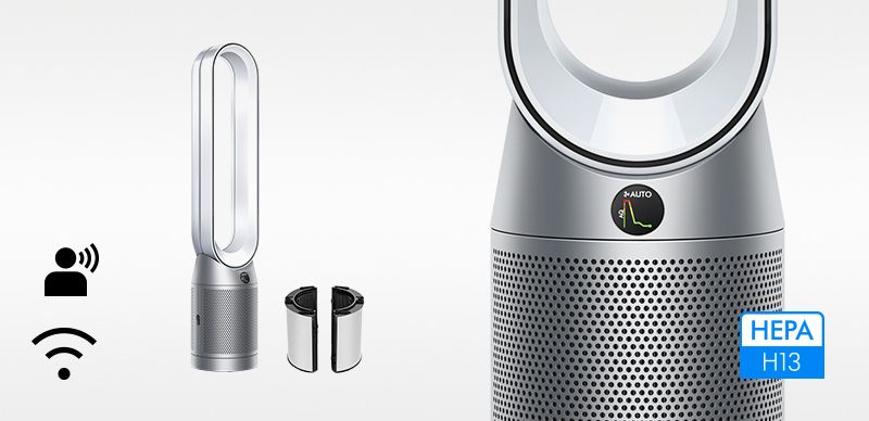 Dyson Pure Coolᵀᴹ Tower Air Purifier White/Silver | Dyson