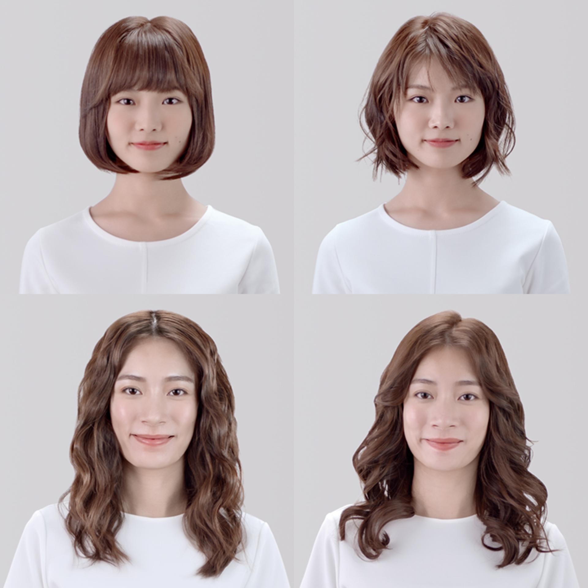 cztery różne stylizacje