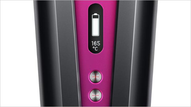 Close up of the OLED screen