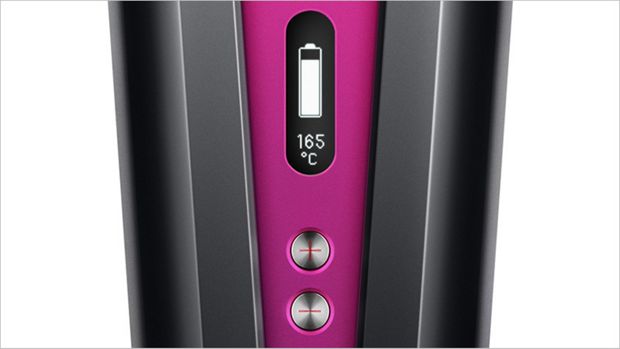 Close up of the OLED screen