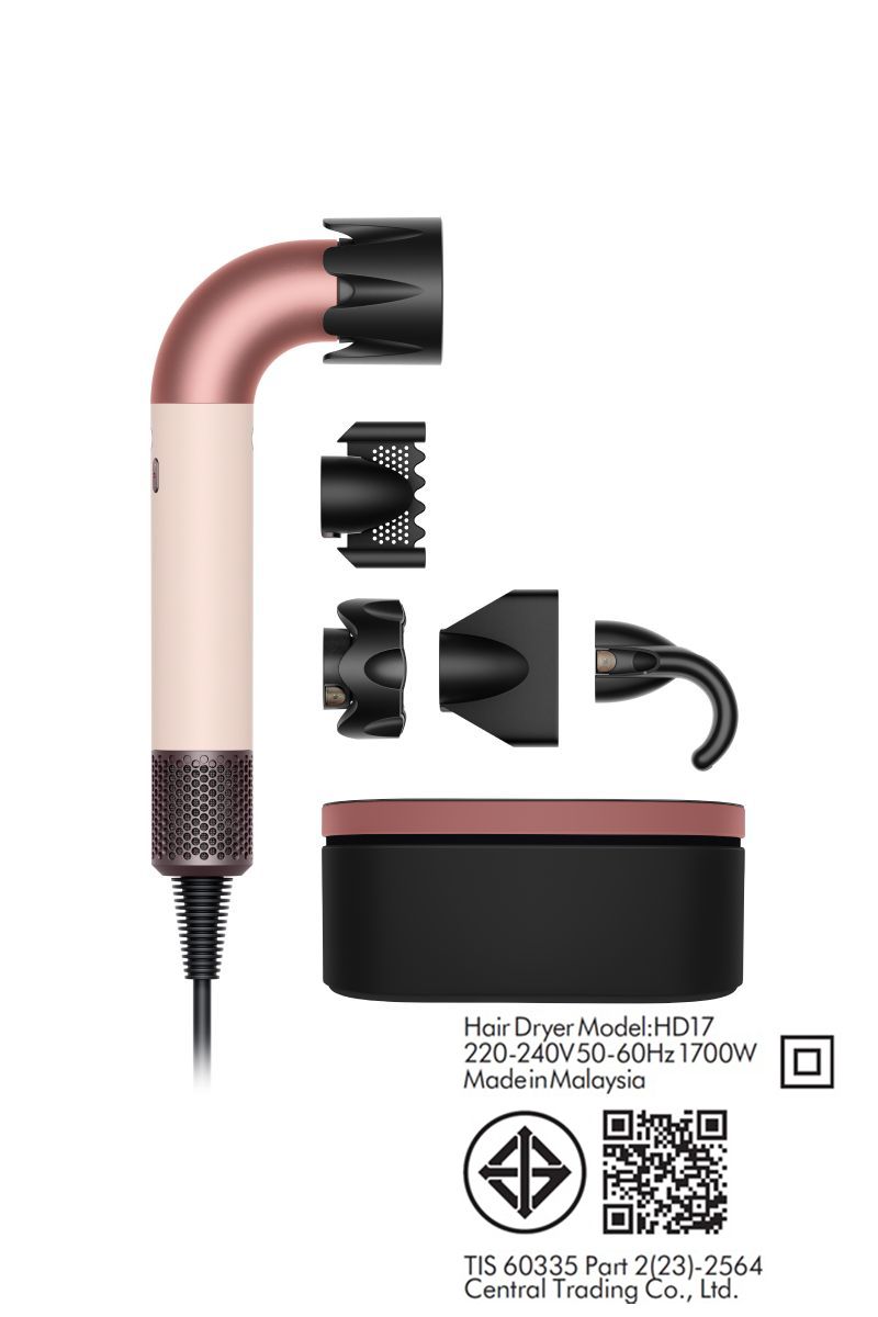 Dyson Supersonic r™hair dryer - Straight+Wavy (Ceramic pink/Rose gold)