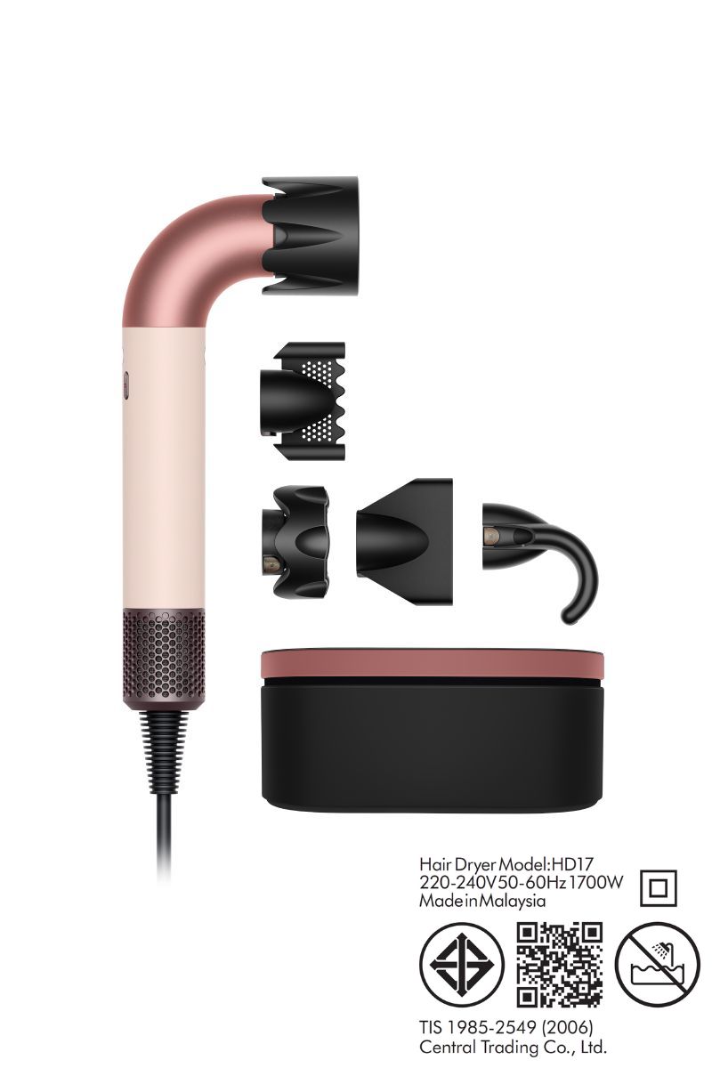 Dyson Supersonic r™hair dryer - Straight+Wavy (Ceramic pink/Rose gold)