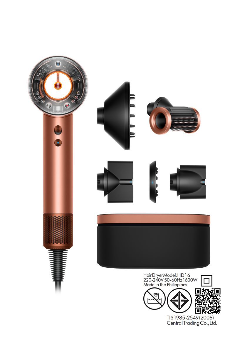 アンちゃん Dyson Dyson Supersonic Nural™ hair dryer | Amber silk | Dyson Thailand