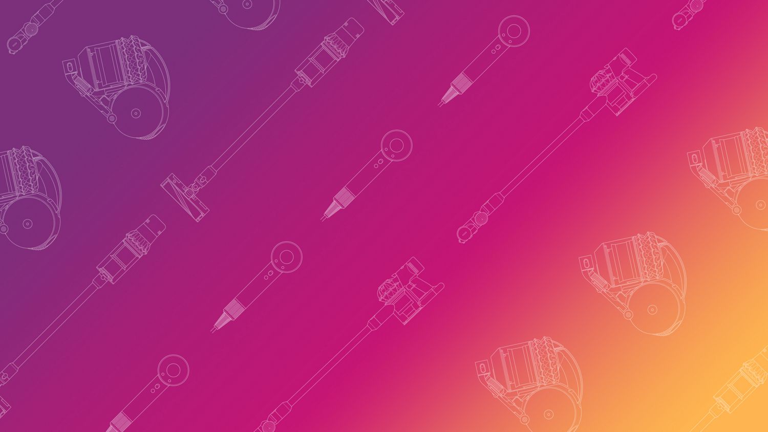 Engineering drawings of Dyson vacuum