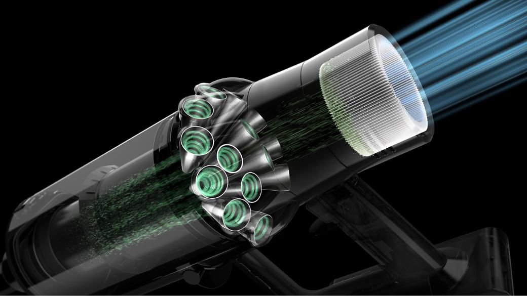 Dyson Cyclone V10 Submarine ıslak kuru kablosuz süpürge (Nikel/Bakır)