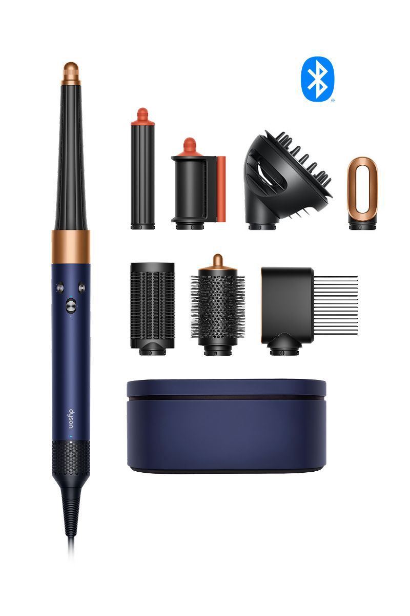 Dyson Airwrap i.d.™ saç şekillendirme ve kurutma seti Kıvırcık+Bukleli (Prusya mavisi/Parlak bakır)