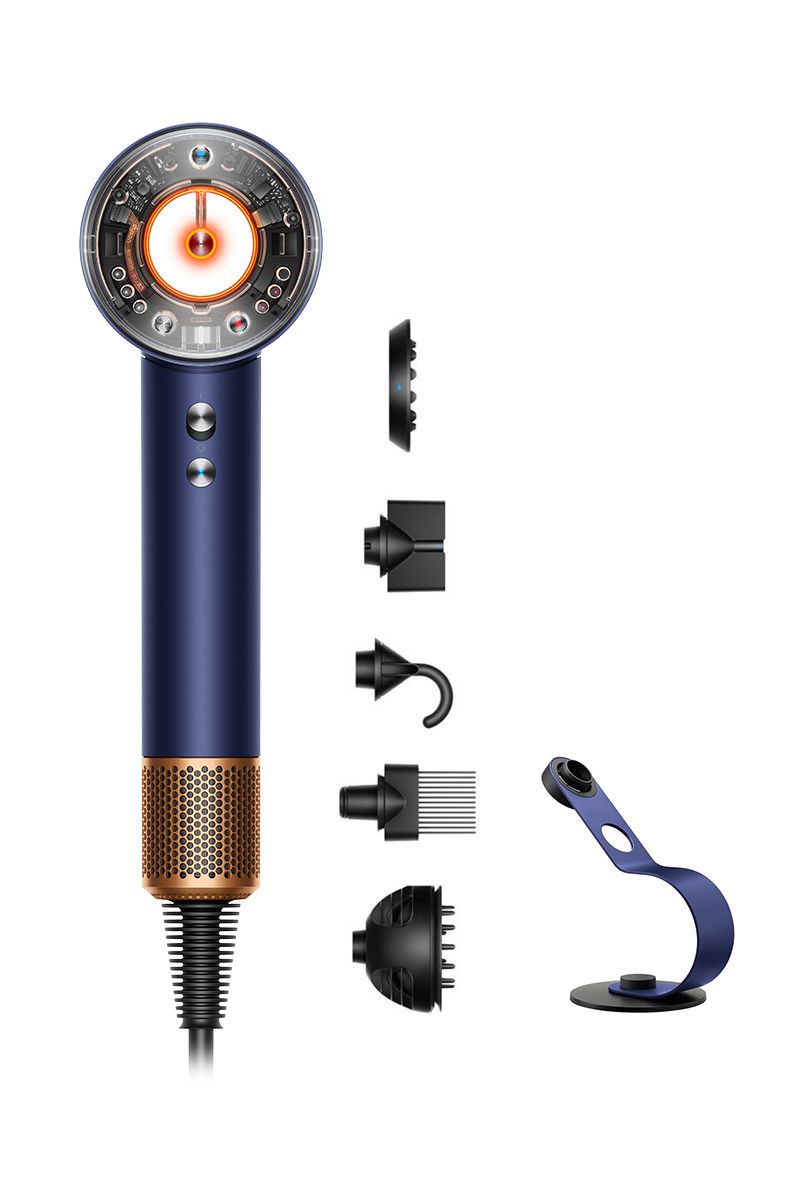 Dyson Supersonic Nural™ saç kurutma makinesi (Prusya mavisi/Parlak bakır)