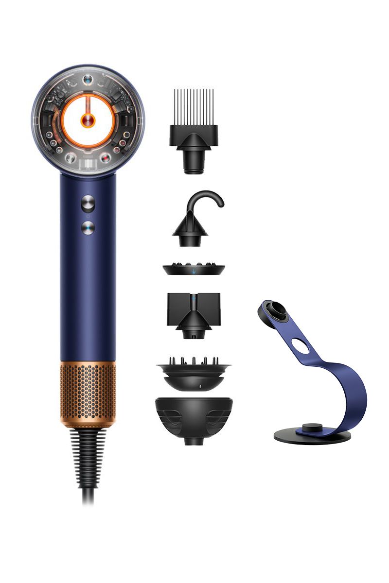 Dyson Supersonic Nural™ saç kurutma makinesi (Prusya mavisi/Parlak bakır)
