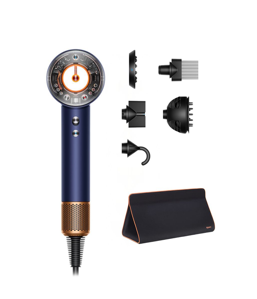 Dyson Supersonic Nural™ saç kurutma makinesi (Prusya mavisi/Parlak bakır)
