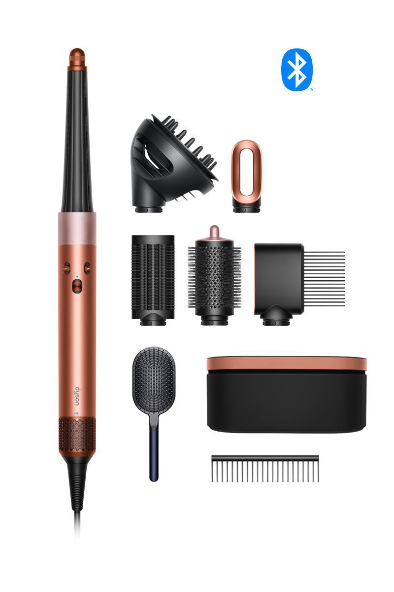 Dyson Airwrap i.d.™ Saç Şekillendirme ve Kurutma Seti Kıvırcık+Bukleli (Amber Silk)