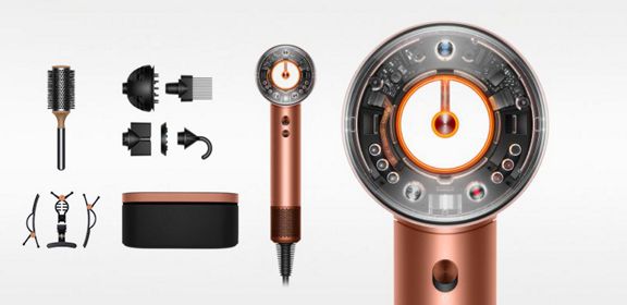 Dyson Supersonic Nural™ saç kurutma makinesi (Amber Silk)