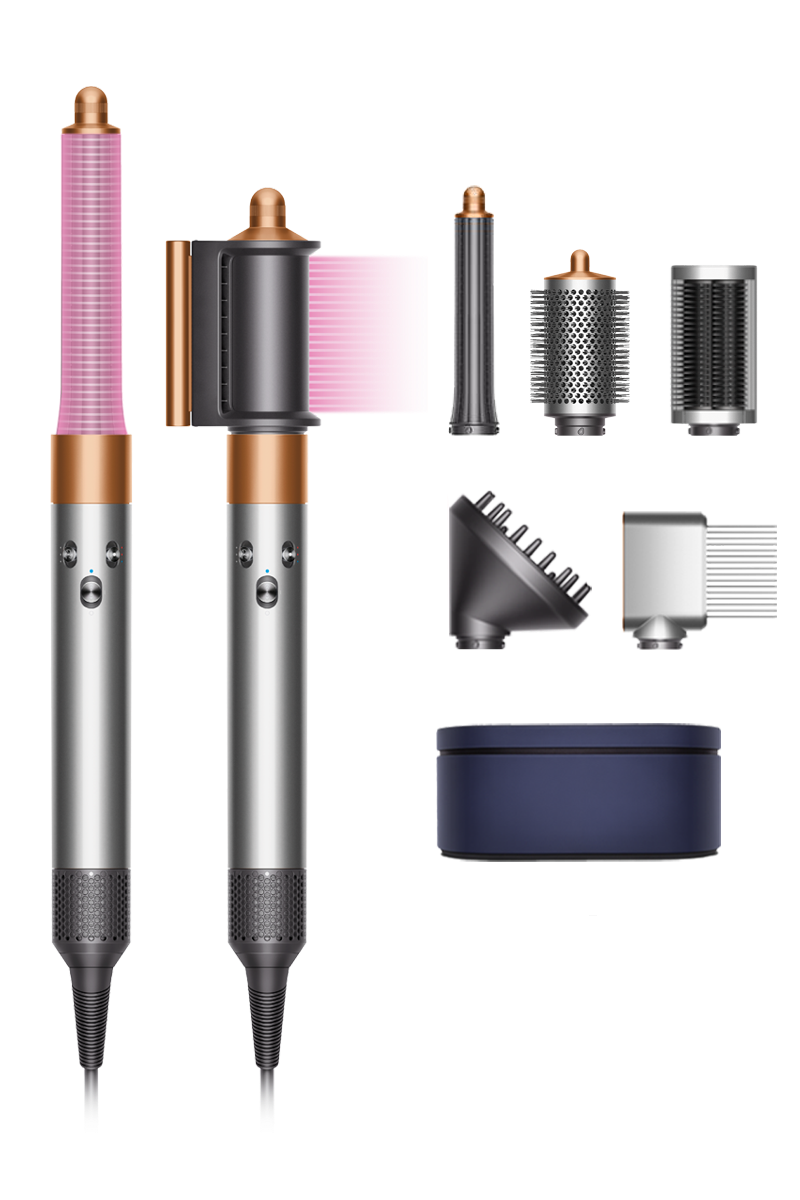 Dyson Airwrap™ saç şekillendirme ve kurutma seti diffuse (Parlak nikel ve parlak bakır)