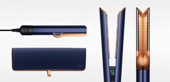 Dyson Airstrait™ saç düzleştirici (Prusya Mavisi/Parlak Bakır)
