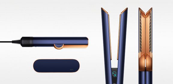 Dyson Airstrait™ saç düzleştirici (Prusya Mavisi/Parlak Bakır)
