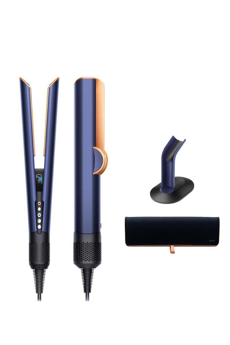 Dyson Airstrait™ saç düzleştirici (Prusya Mavisi/Parlak Bakır)