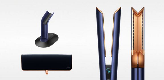 Dyson Airstrait™ saç düzleştirici (Prusya Mavisi/Parlak Bakır)