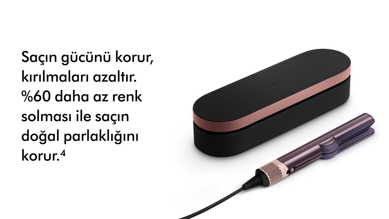 Dyson Airstrait™ saç düzleştirici (Jasper plum)