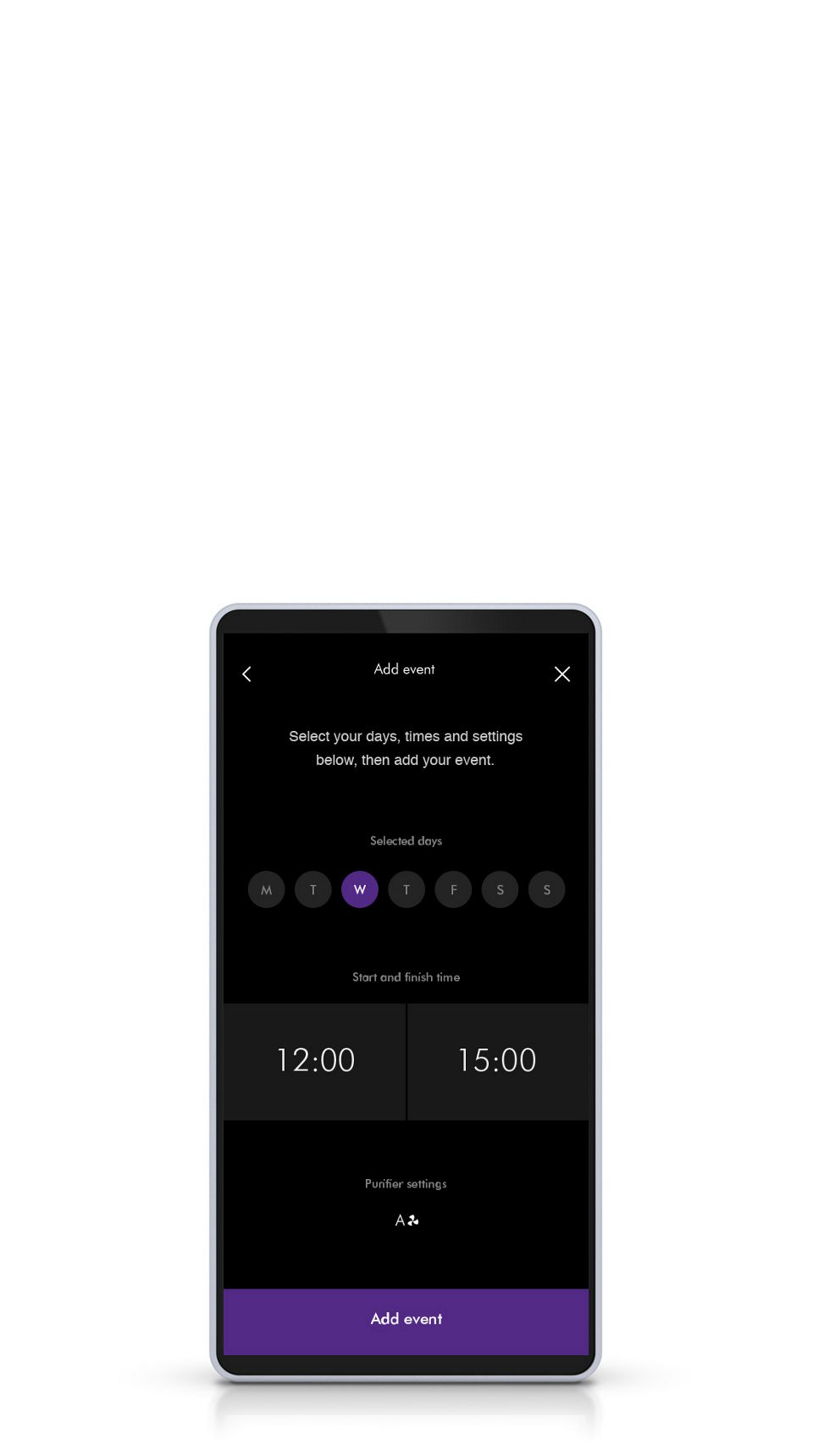 Dyson Link uygulamasının demonstrasyonu