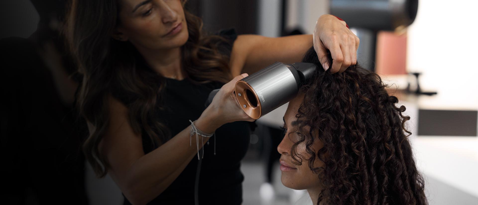 Fashion week backstage styling