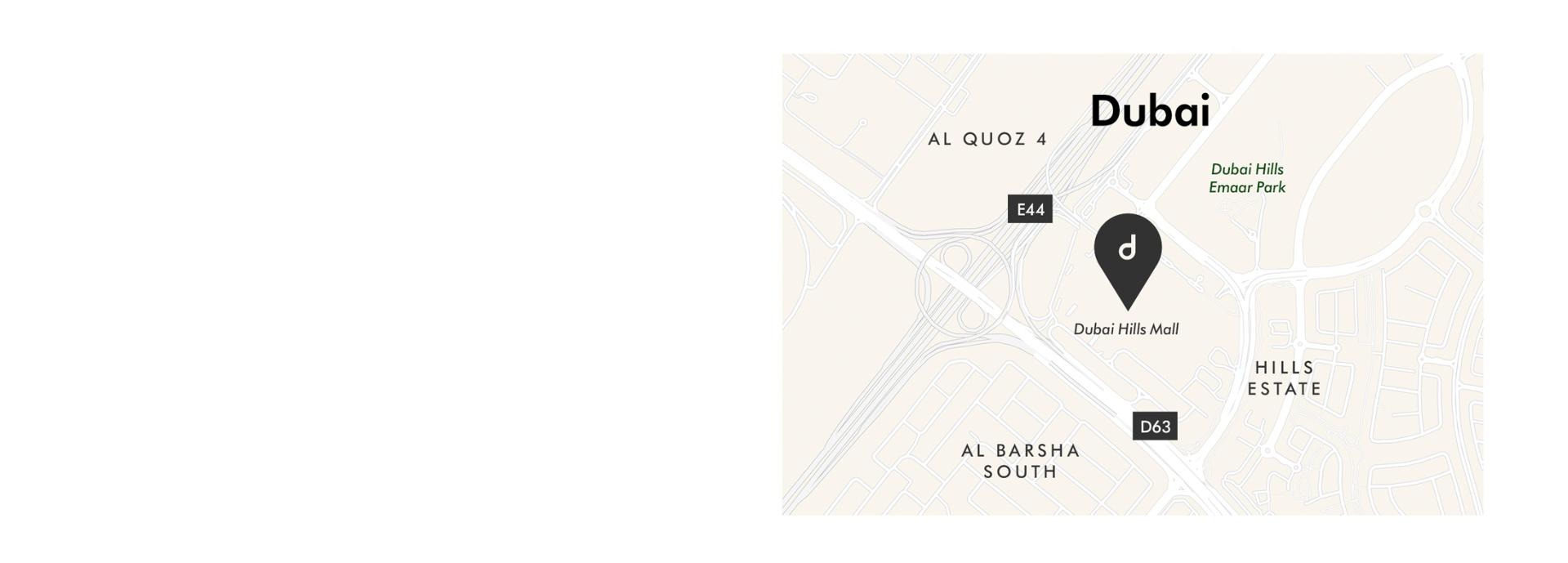 Map of Dyson Demo Store location