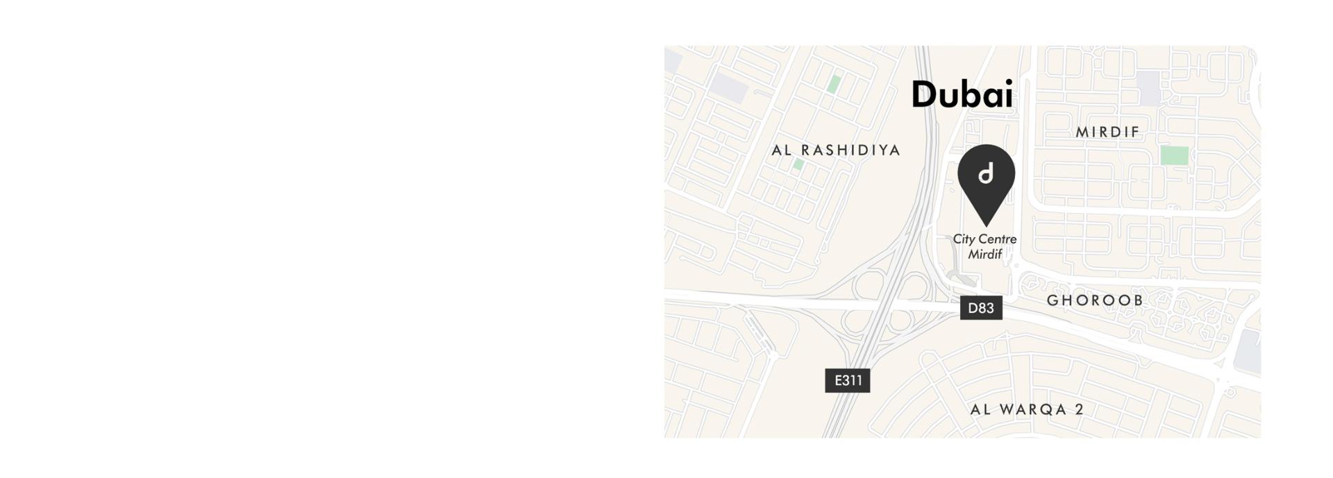 Map of Dyson Demo Store location