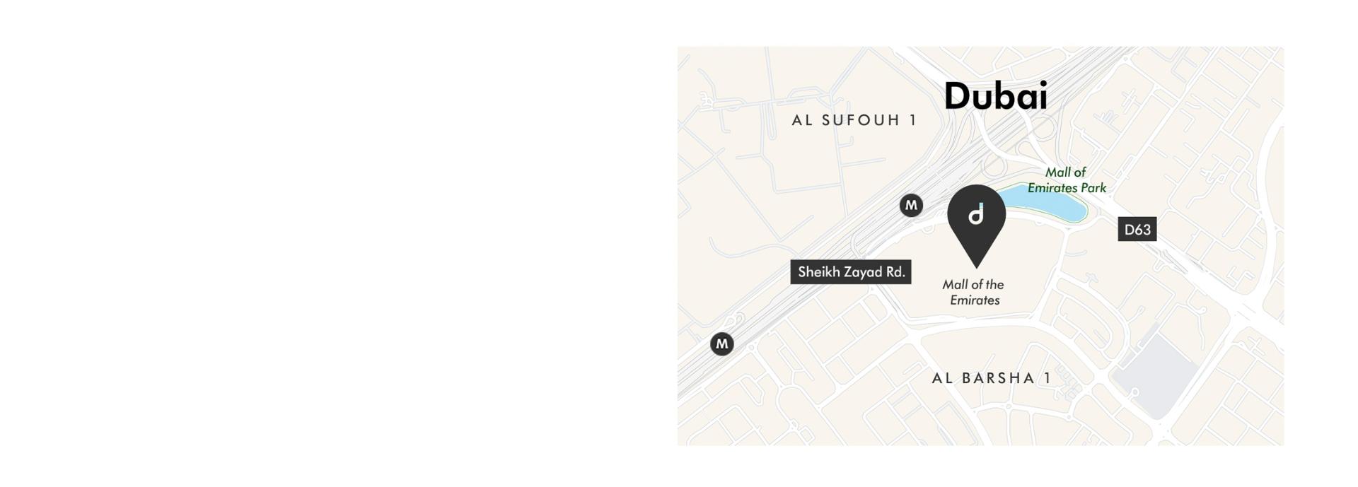 Map of Dyson Demo Store location