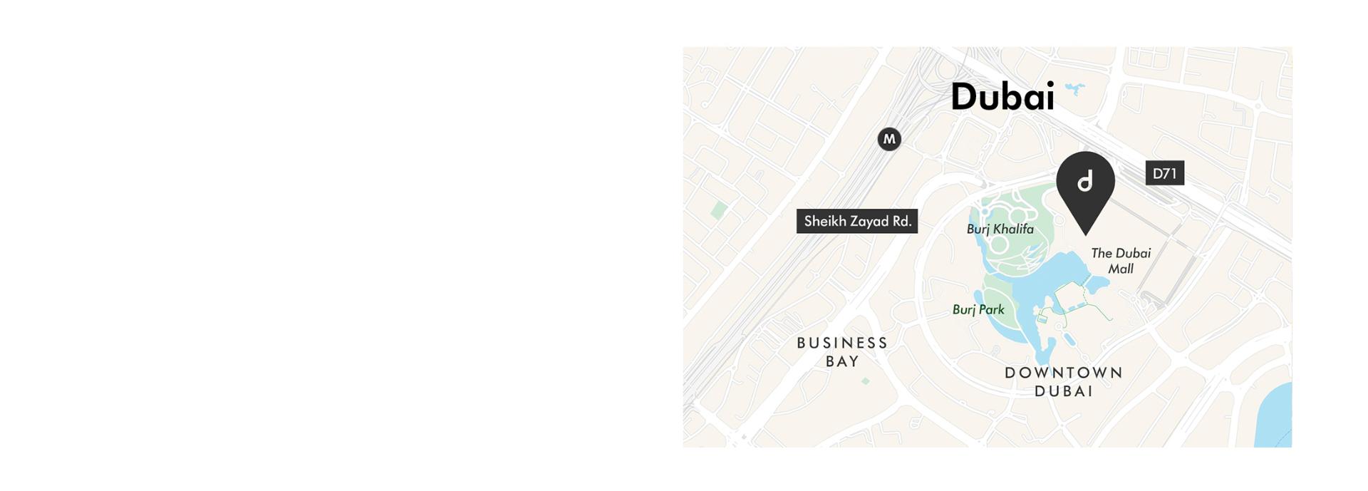 خريطة موقع متجر دايسون ديمو