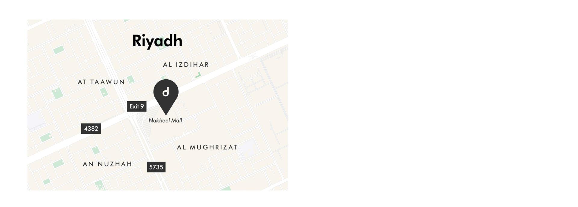 خريطة موقع متجر دايسون ديمو