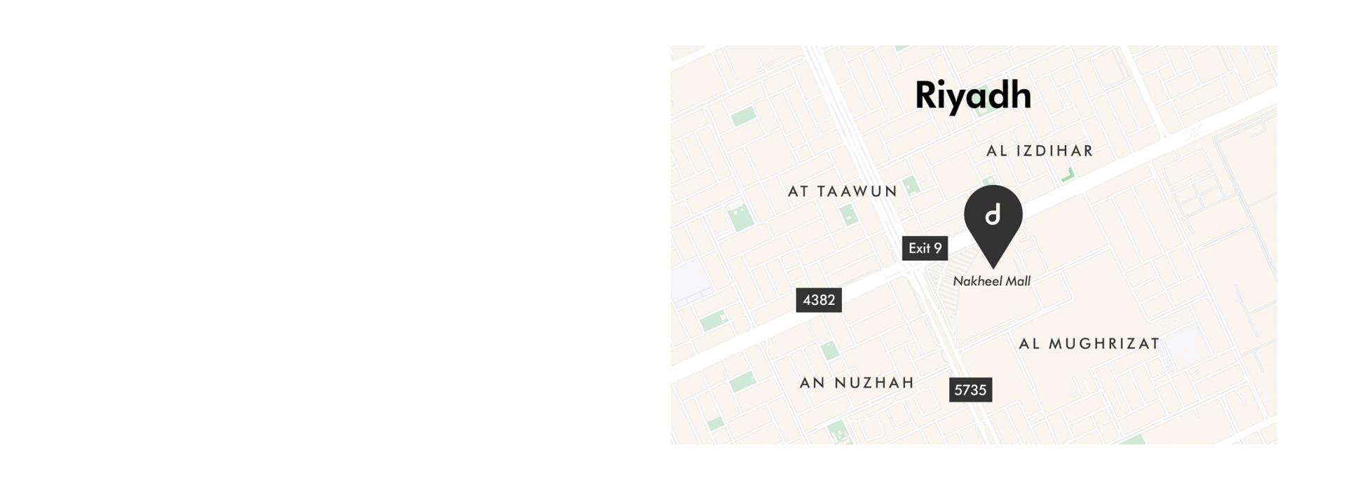 Map of Dyson Demo Store location