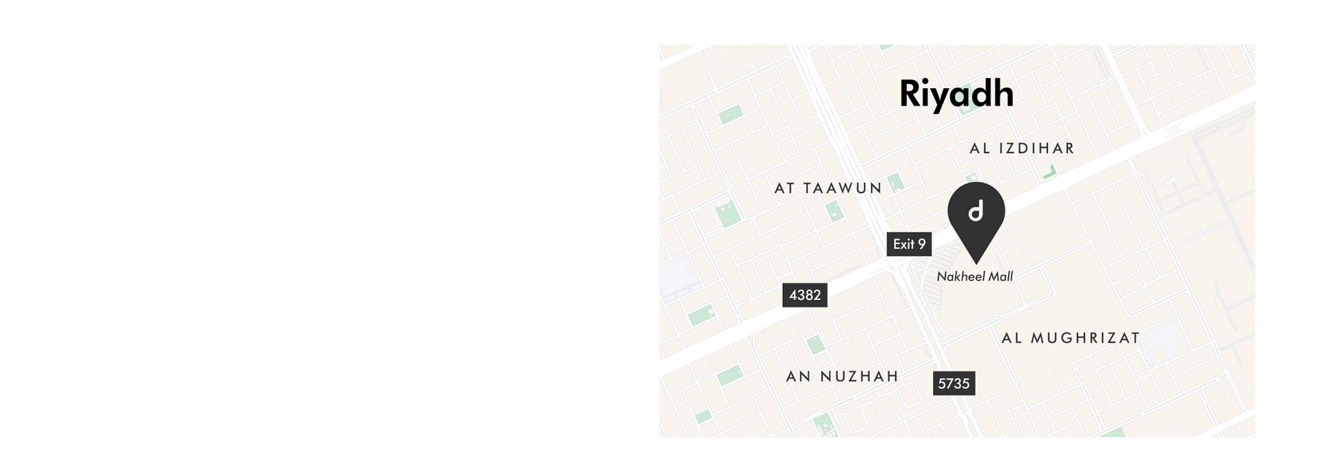 Map of Dyson Demo Store location