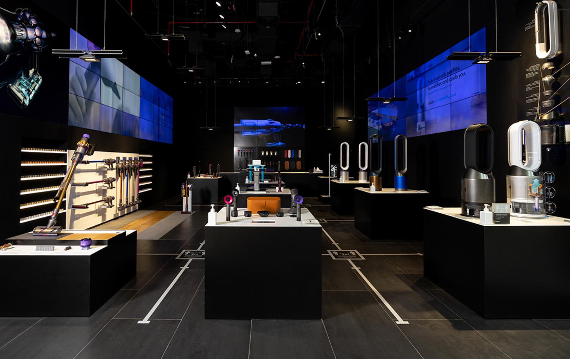 لقطة لمتجر دايسون ديمو من الخارج