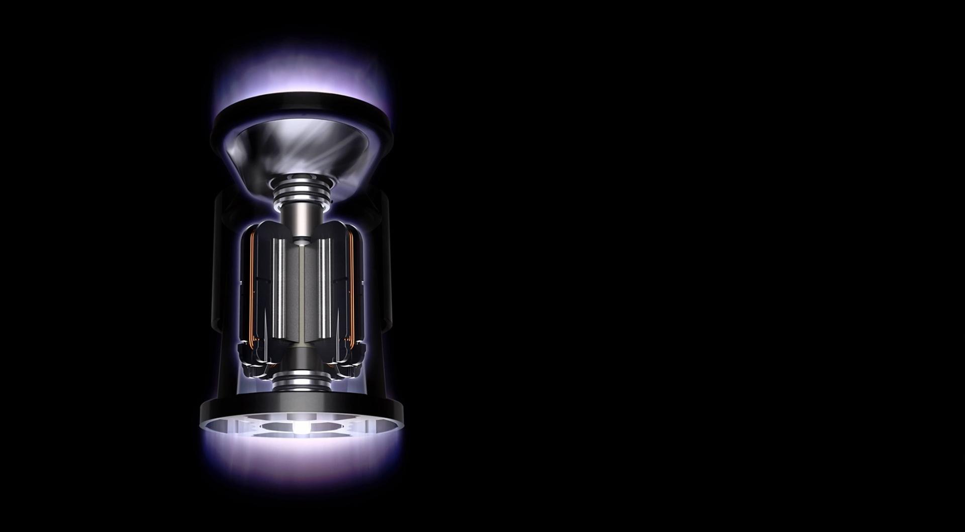Animation of the Dyson digital motor V10
