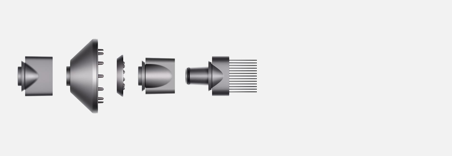 مجموعة ملحقات مجفف الشعر Dyson Supersonic™