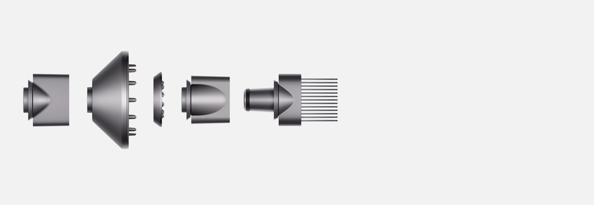 مجموعة ملحقات مجفف الشعر Dyson Supersonic™‎ 