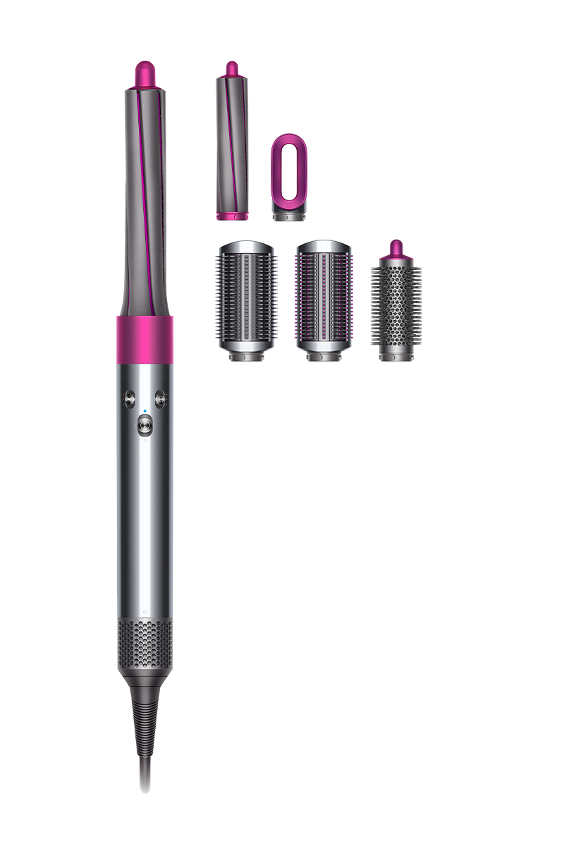 Dyson Airwrap™ Hair Styler Complete Long (Nickel/Fuchsia)