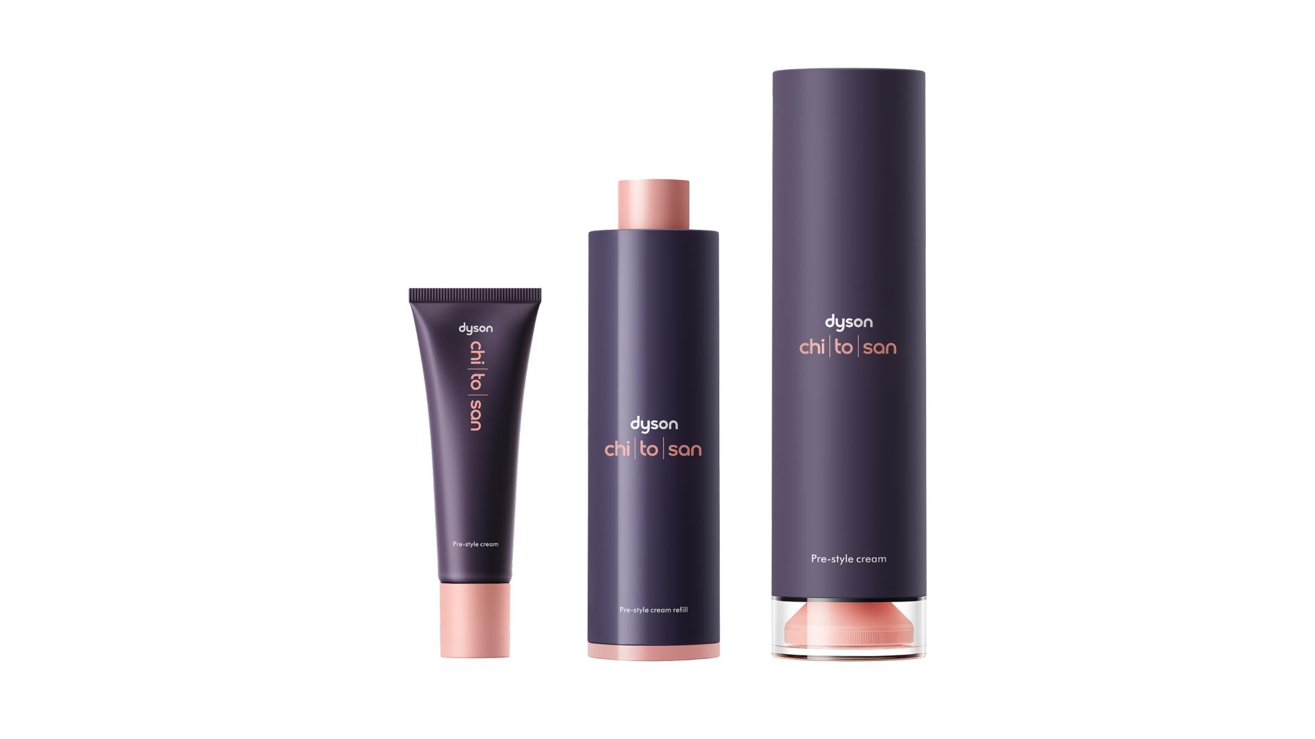 أنبوب Dyson Chitosan وخرطوشة إعادة تعبئة وزجاجة مضخة