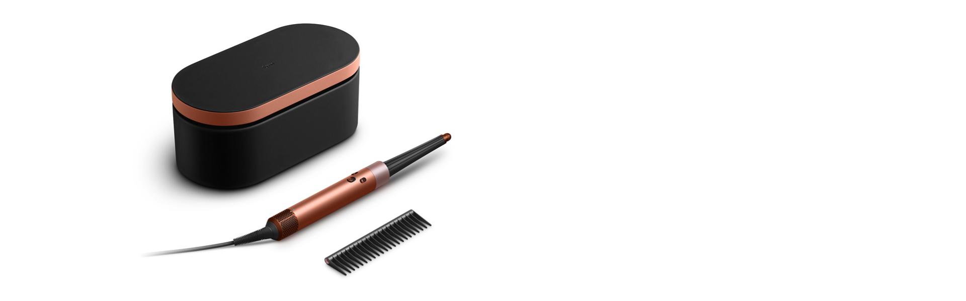 The Dyson Airwrap ID multi-styler and dryer with included complimentary gifts.