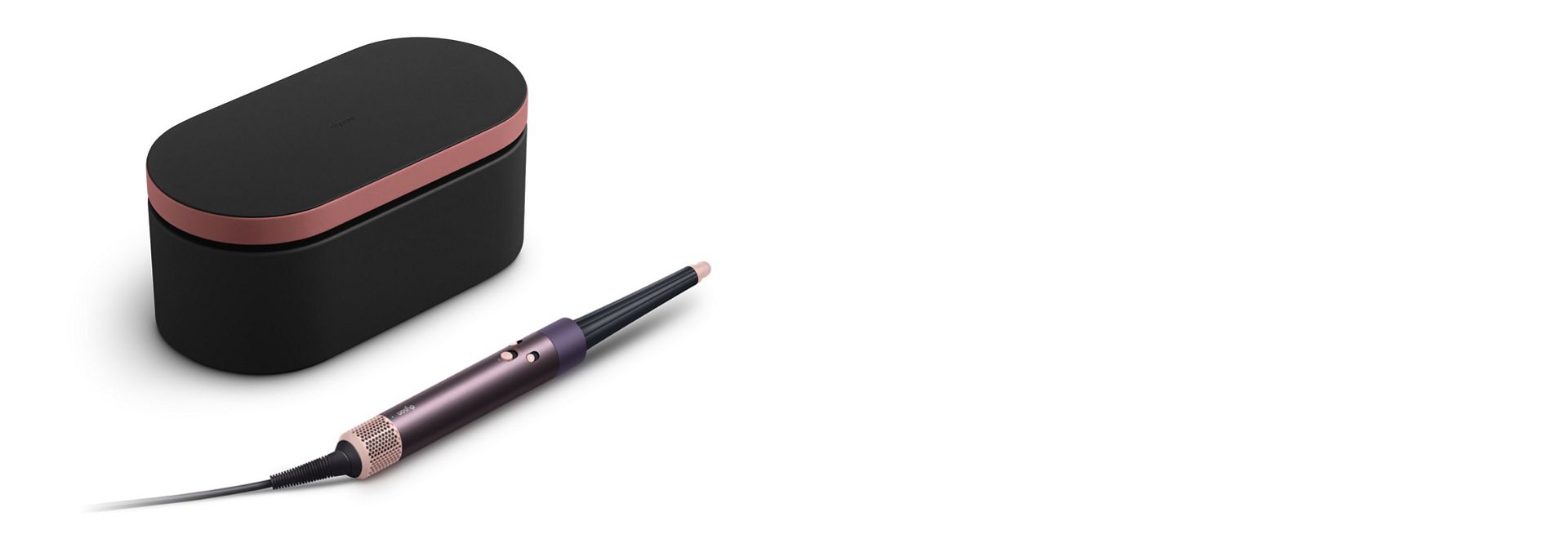 The Dyson Airwrap i.d. multi-styler and dryer with Presentation case in the Jasper plum colourway.