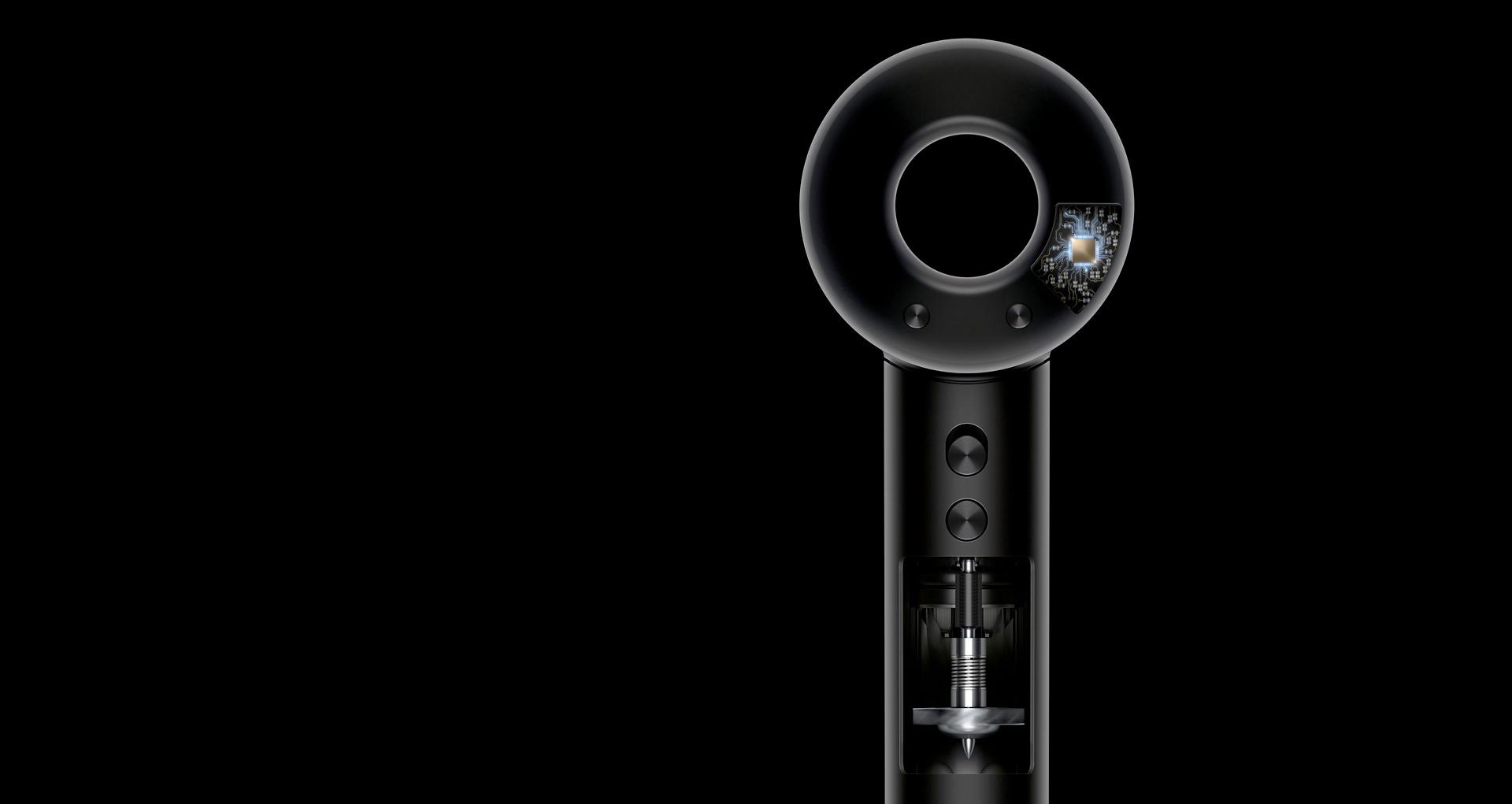 המנוע והמעבד של מייבש השיער ™Dyson Supersonic
