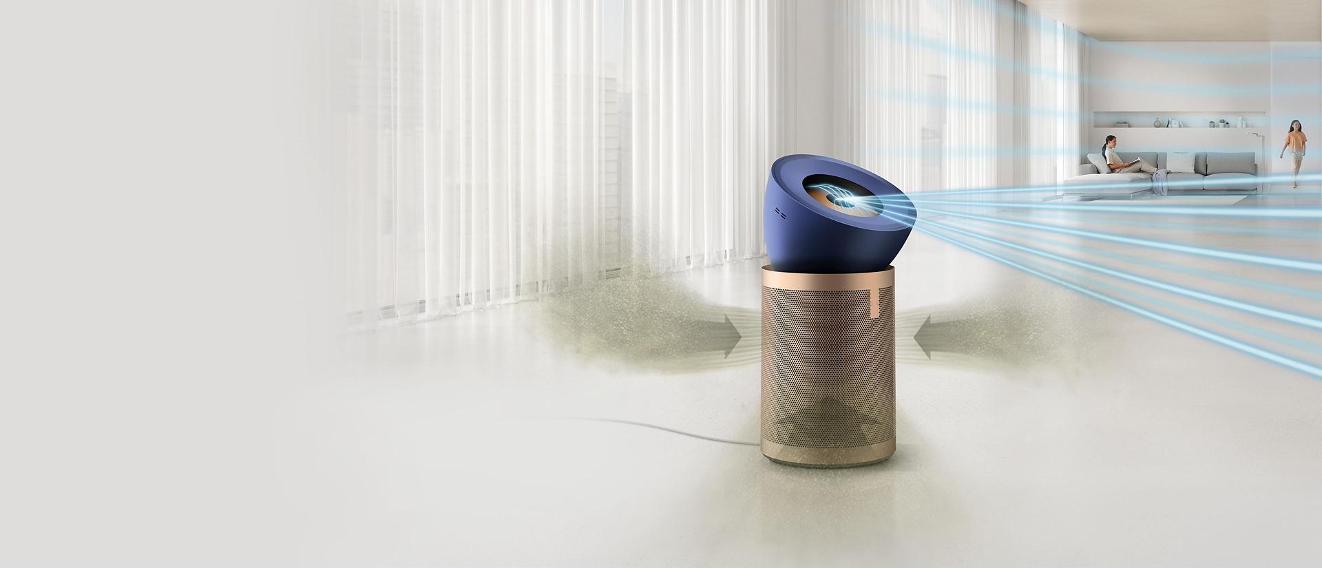 Dyson Purifier Big+Quiet Formaldehyde in a large space.