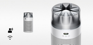 HushJet™ Purifier Compact (White/Silver)