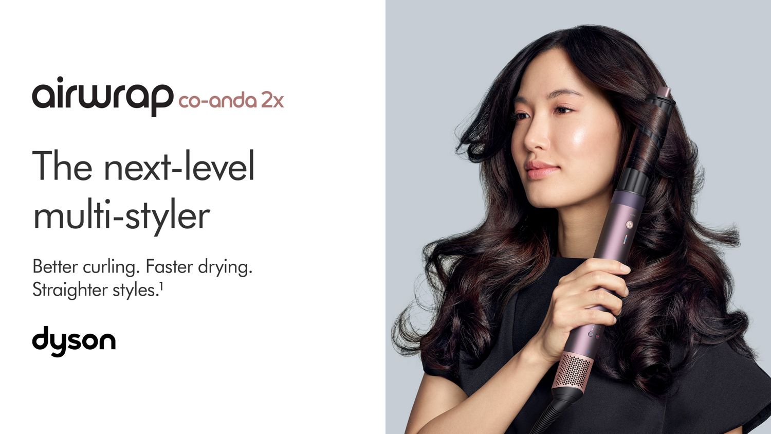 【使用回数2回】Dyson Airwrap Dyson Airwrap i.d.™マルチスタイラー&ドライヤー ビンカブルー