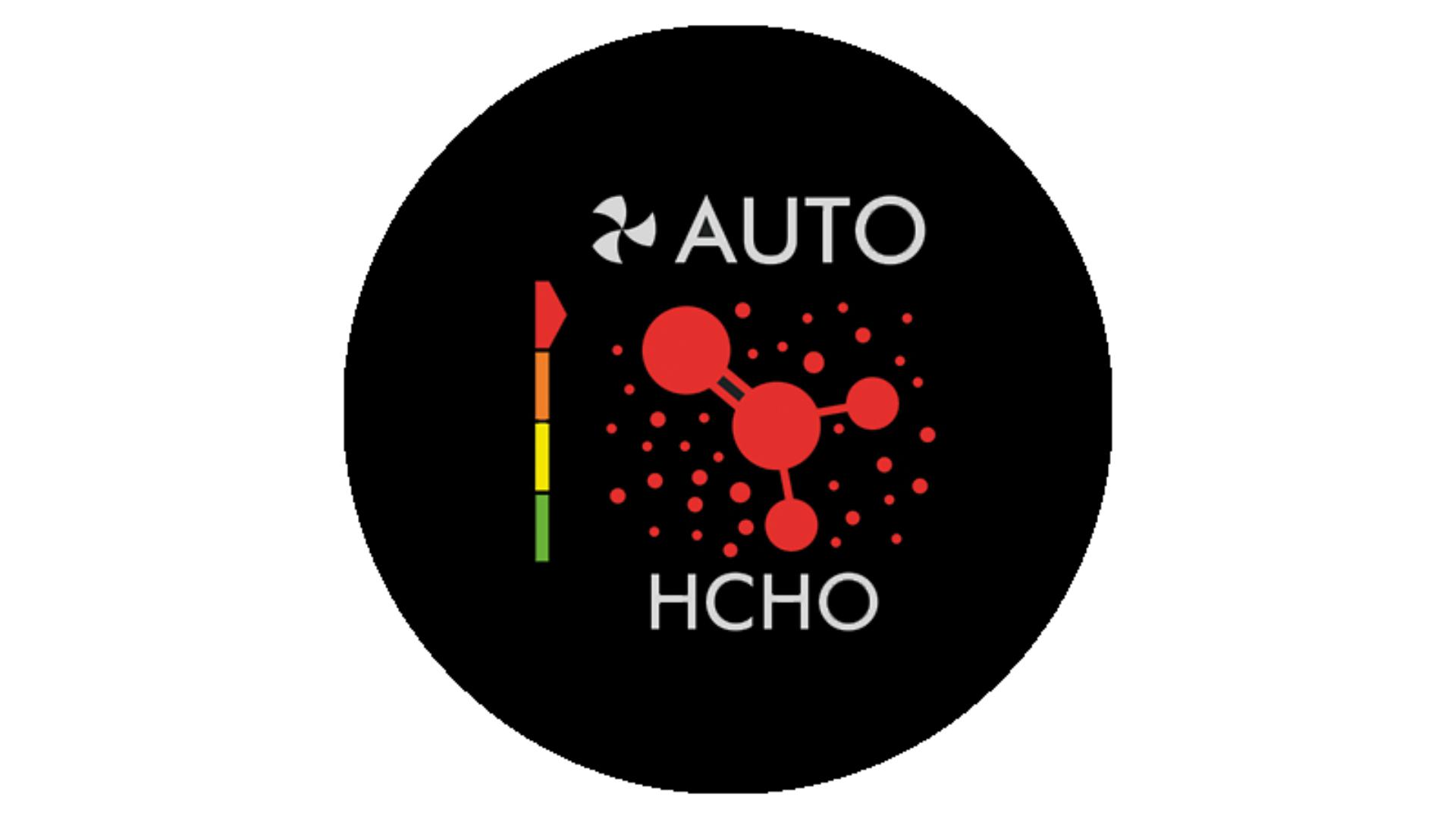 Formaldehyde icon on the LCD screen