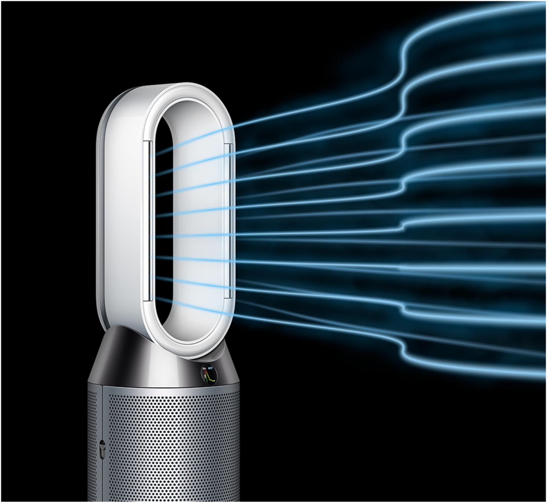 The Dyson purifier humidifier in Breeze mode