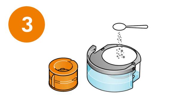 Pregătiți soluția de curățare