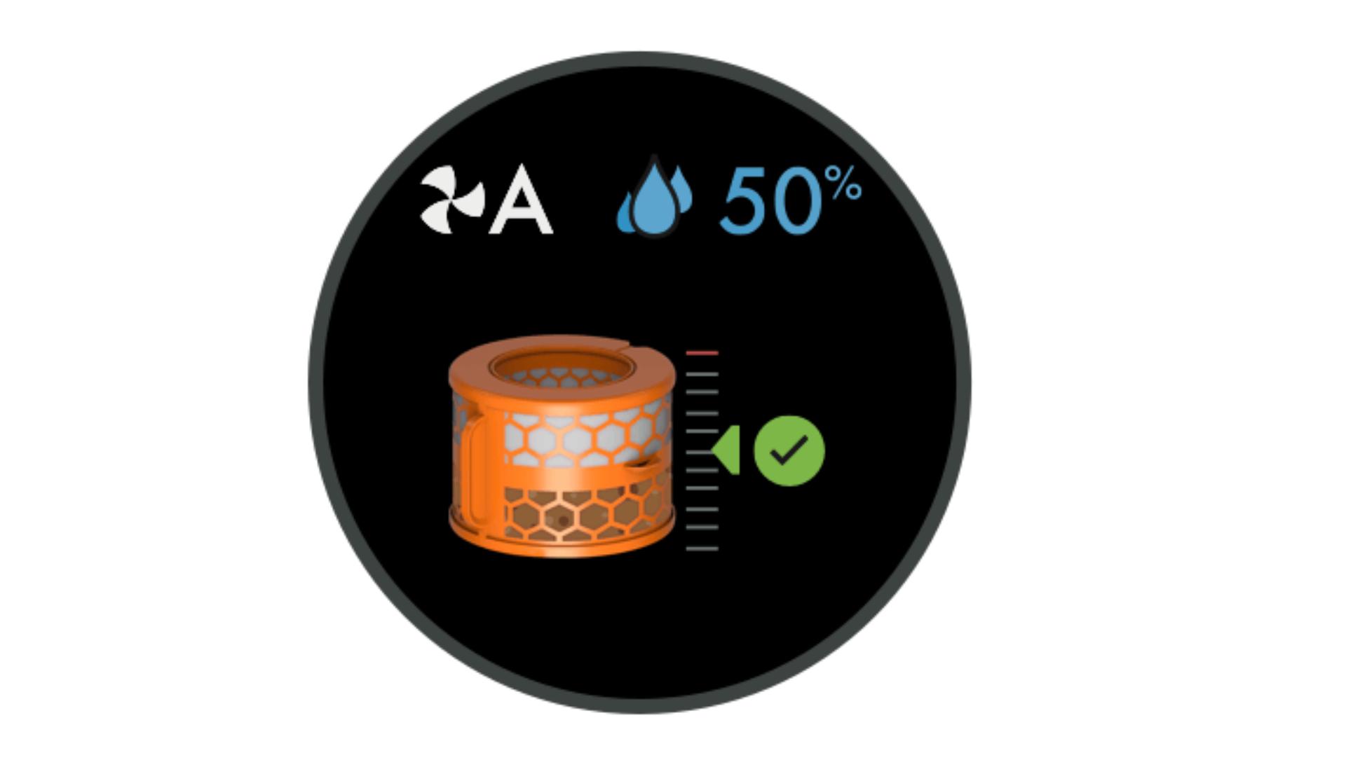 Dyson air deals purifier symbols meaning