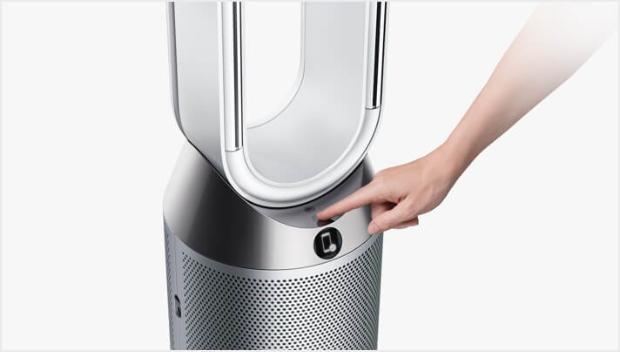 زر الاستعداد بالجهاز بينما يتم الضغط عليه